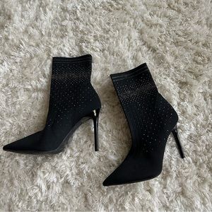 Jessica Simpson Sparkly Sock Boots